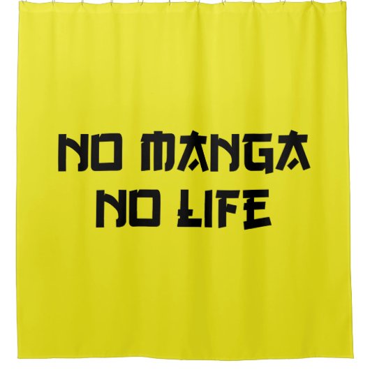 NO MANGA NO LIFE DOUCHEGORDIJN (Voorkant)