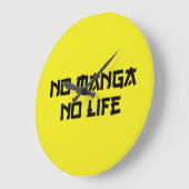 NO MANGA NO LIFE GROTE KLOK (Hoek)