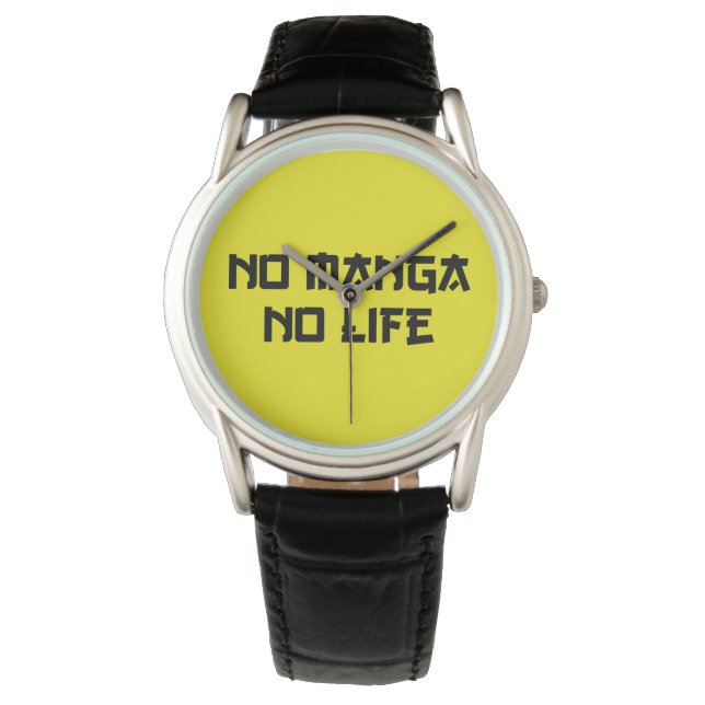 NO MANGA NO LIFE HORLOGE (Voorkant)