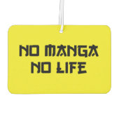 NO MANGA NO LIFE LUCHTVERFRISSER (Achterkant)