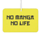 NO MANGA NO LIFE LUCHTVERFRISSER (Voorkant)