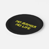 NO MANGA NO LIFE PAPIEREN BORDJE (Gekanteld)