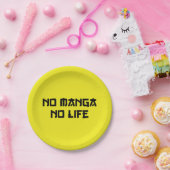 NO MANGA NO LIFE PAPIEREN BORDJE (Feest)