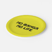 NO MANGA NO LIFE PAPIEREN BORDJE (Gekanteld)