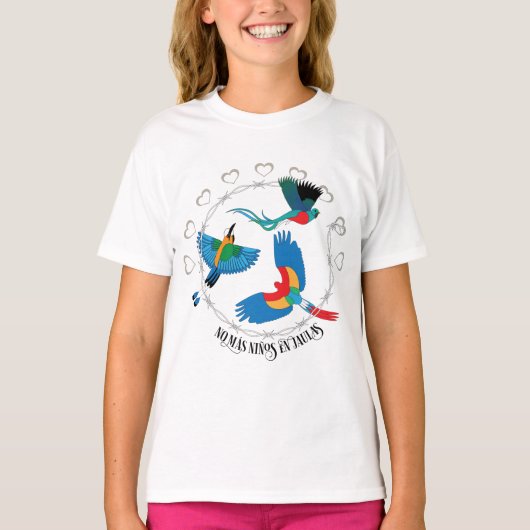 No Mas Niños en Jualas T-Shirt (Voorkant)