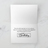 No Matter the Distance Birthday  Kaart (Binnen)