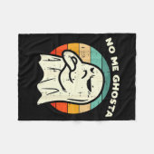 No Me Ghosta Funny Ghost Mexican Halloween Men Wom Fleece Deken (Voorkant (Horizontaal))