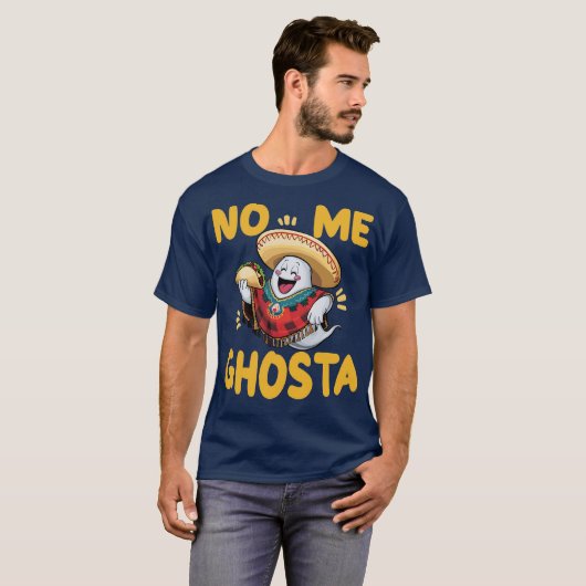 no me ghosta halloween t-shirt (Voorkant volledig)