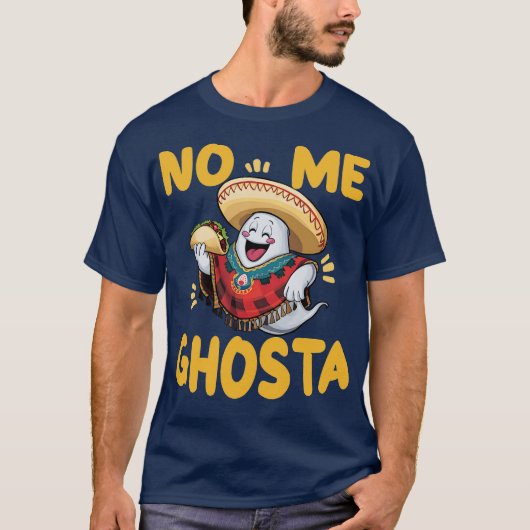 no me ghosta halloween t-shirt (Voorkant)