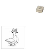 No Me Goose Ta (No Me Gusta) Mexicaanse gans Rubberstempel (Gestempeld)