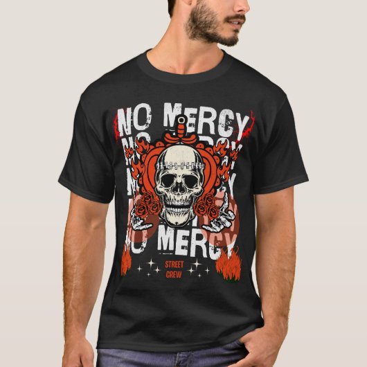 No Mercy Graffiti Street Style T-shirt (Voorkant)