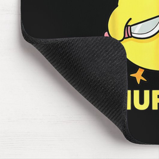 No Mo Nice Enuf Enuf Angry Chick With Knife Sarcas Muismat (Hoek)