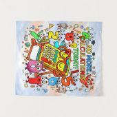 No More Calculations Funny Maths Poster for Kids Wandkleed (Voorkant (horizontaal))