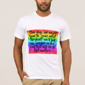 No More Coming Out of The Closet Pride T-shirt (Voorkant)