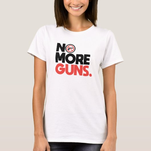 No More Guns T-shirt (Voorkant)