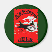 NO MORE HIROSHIMA MAGNEET (Voorkant)