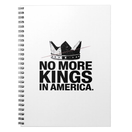 No More Kings In America Notitieboek (Voorkant)