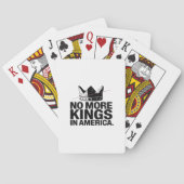 No More Kings In America Pokerkaarten (Achterkant)