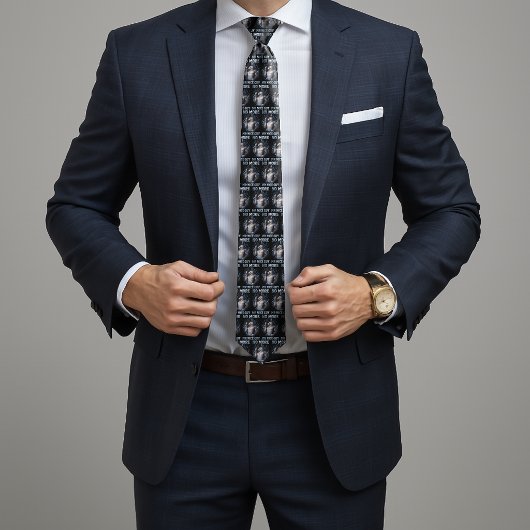 No More Mr Nice Guy Funny Alpha Wolf Meme Brainrot Stropdas