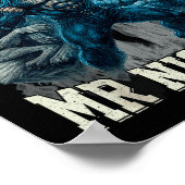 No More Mr Nice Guy Funny Alpha Wolf Meme Dad Papa Poster (Hoek)