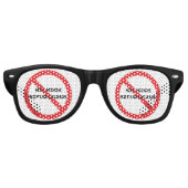 NO more Republicans Retro Zonnebril (Voorkant)