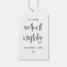 No More Silent Nights | Baby Announcement