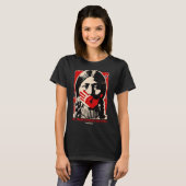 No-More Stolen Sister Red Hand MMIW Awareness Amer T-shirt (Voorkant volledig)
