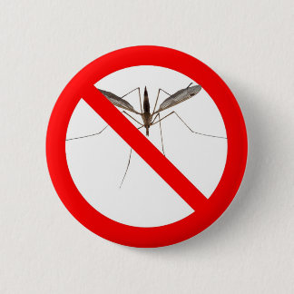No Mosquitos Ronde Button 5,7 Cm