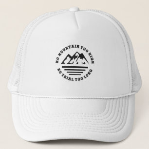 No mountain too high, no trail too long trucker pet