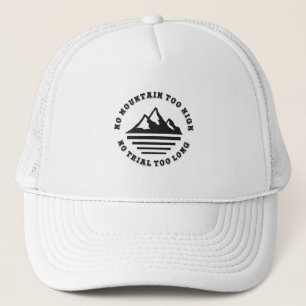 No mountain too high, no trail too long trucker pet