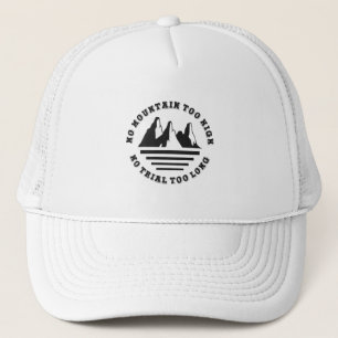 No mountain too high, no trail too long trucker pet