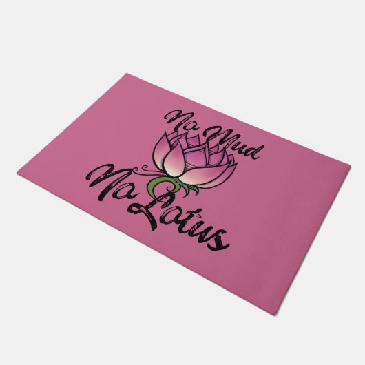 No Mud No lotus Blossom Deurmat (Schuin)