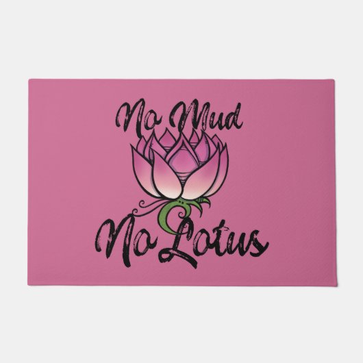 No Mud No lotus Blossom Deurmat (Voorkant)