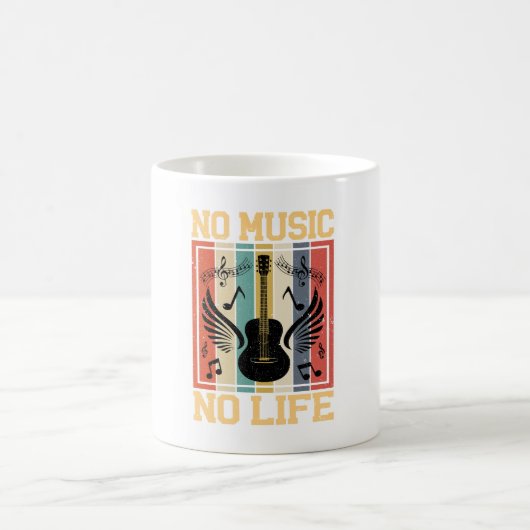 No Music No Life Coffee Mug Koffiemok (Center)