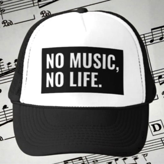 No Music No Life Trucker Hat Pet