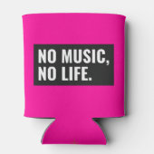 No Music No Life Water Cooler - Luide boodschap (Achterkant)