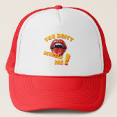 No Muzzle! Feminist Message Trucker Pet (Voorkant)
