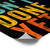 No My Car Isn't Done Yet Funny Humor Car Lover Mec Poster (Hoek)