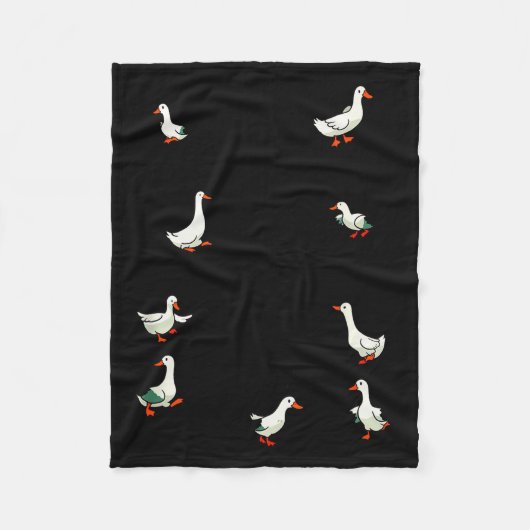No My Ducks Are Certainly Not In A Row Funny Duck Fleece Deken (Voorkant)