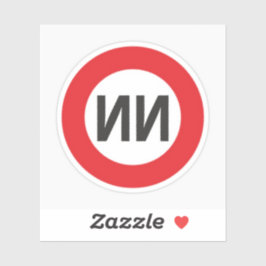 No name boys sticker