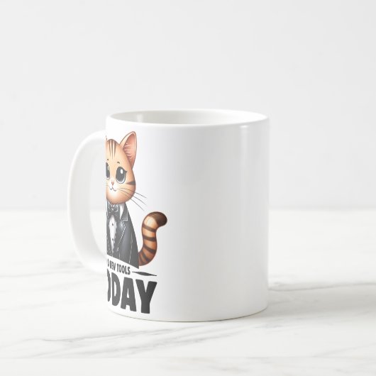 No New Tools Today Funny  Koffiemok (Voorkant links)