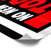 No New Tools Today Funny Poster (Hoek)