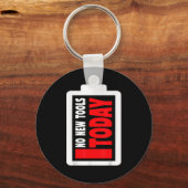 No New Tools Today Funny Sleutelhanger (Voorkant)