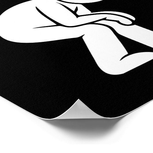 No New Tools Today Humor Sarcastic Meme Sad Stickm Poster (Hoek)