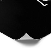 No New Tools Today Sad Stick Figure Woodworker Cow Poster (Hoek)