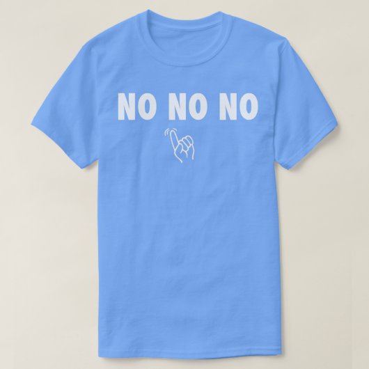 NO NO NO NO Mutombo T-shirt (Design voorkant)