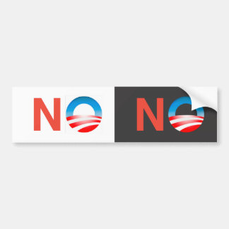 NO Nobama No Obama Bumpersticker