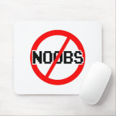 NO NOOBS - geek/hacker/pc/code aap Muismat (Met muis)