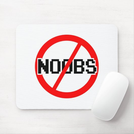 NO NOOBS - geek/hacker/pc/code aap Muismat (Met muis)