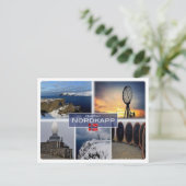NO Noorwegen - Nordkapp - North Cape - Briefkaart (Staand voorkant)